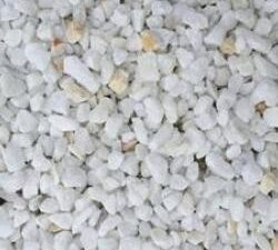 polar white chippings gravel